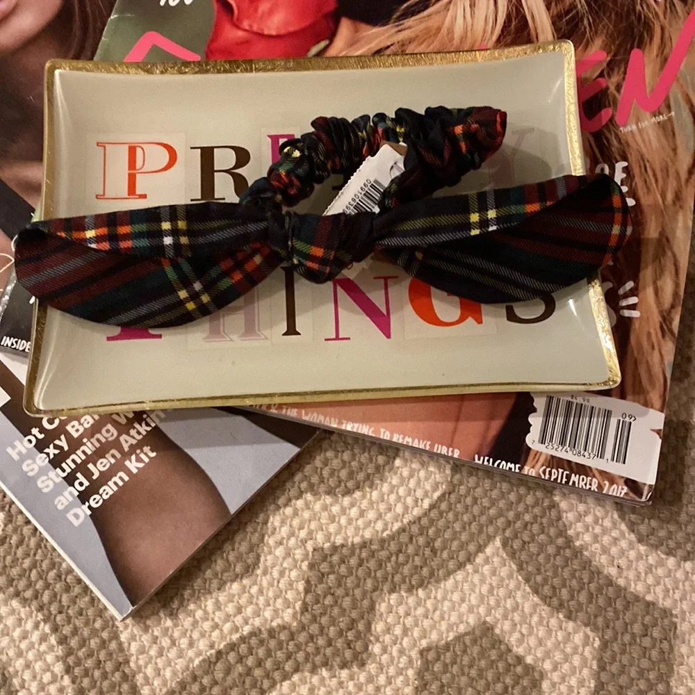 JCrew;NWT bow scrunchie